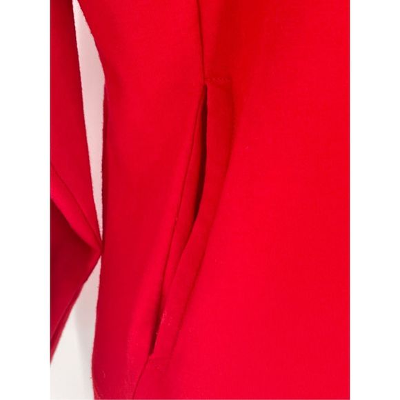 Major League Boston Red Sox Top Women Size Medium Full Zip Red Blue Baseball - Picture 11 of 14